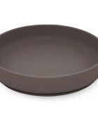 Petite&Mars Take&Match Silicone Plate farfurie cu ventuză Bitter Cocoa 6m+ 1 buc