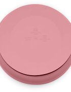 Petite&Mars Take&Match Silicone Plate farfurie cu ventuză Dusty Rose 6 m+ 1 buc