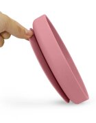 Petite&Mars Take&Match Silicone Plate farfurie cu ventuză Dusty Rose 6 m+ 1 buc