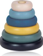 Petite&Mars Wood of Mars Orbit inele inserabile din lemn 36m+ Cosmic Blue 1 buc
