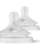 Philips Avent Natural Response SCY961/02 tetină pentru biberon Flow 1 0 m 2 buc