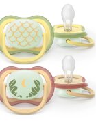 Philips Avent Ultra Air Day&Night SCF376/27 0-6m suzetă Neutral 2 buc