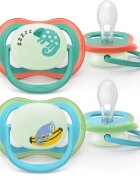 Philips Avent Ultra Air Day&Night SCF376/28 6-18m suzetă Boy 2 buc