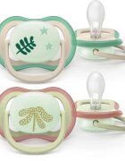 Philips Avent Ultra Air Day&Night SCF376/31 6-18m suzetă Neutral 2 buc