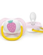 Philips Avent Ultra Air SCF080/24 0-6 m suzetă Girl 2 buc