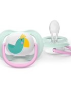 Philips Avent Ultra Air SCF080/24 0-6 m suzetă Girl 2 buc