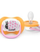 Philips Avent Ultra Air SCF080/27 6-18 m suzetă Girl 2 buc