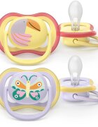 Philips Avent Ultra Air SCF087/04 0-6m suzetă Girl 2 buc
