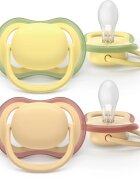Philips Avent Ultra Air SCF087/07 0-6m suzetă Neutral 2 buc