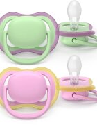 Philips Avent Ultra Air SCF087/12 6-18m suzetă Girl 2 buc