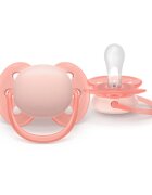 Philips Avent Ultrasoft SCF091/38 0-6 m suzetă Girl 2 buc