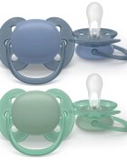 Philips Avent Ultrasoft SCF091/42 6-18 m suzetă Boy 2 buc