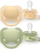 Philips Avent Ultrasoft SCF091/45 6-18 m suzetă Neutral 2 buc