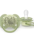 Philips Avent Ultrasoft SCF091/46 6-18 m suzetă Neutral 2 buc