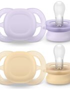 Philips Avent Ultrastart SCF075/11 0-2 m suzetă Girl 2 buc