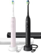 Philips Sonicare 3100 HX4072/42 periuta de dinti electrica sonica pachet duo Pink & Black 1 buc
