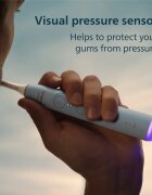 Philips Sonicare 6100 HX7406/02 periuta de dinti electrica sonica cu trusă de călătorie Light Blue 1 buc
