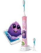 Philips Sonicare For Kids HX6352/42 Sonic Electric periuța de dinți pentru copii cu Bluetooth Pink 1 buc