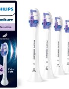 Philips Sonicare Sensitive HX6054/87 capete de schimb pentru periuta de dinti 4 buc