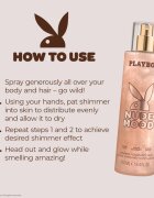 Playboy Nude Mood spray pentru corp cu particule stralucitoare pentru femei 250 ml