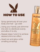 Playboy Sweet Kiss spray pentru corp cu particule stralucitoare pentru femei 250 ml