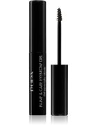 PUPA Milano Plump & Care Eyebrow Gel tónovací gel na obočí se sérem culoare 003 - Dark Brown 3 ml