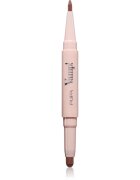 PUPA Milano Vamp! Creamy Duo ruj și creion pentru conturul buzelor 2 in 1 culoare 002 Medium Nude 0.8 g