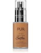 PÜR Cosmetics 4-in-1 Love Your Selfie make-up si corector 2 in 1 culoare DG3 30 ml