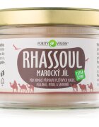 Purity Vision Rhassoul argilă marocana pentru prepararea măștilor faciale a exfoliantelor a săpunurilor și a șampoanelor 200 g