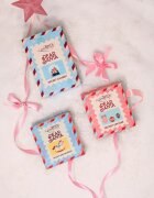 puroBIO Cosmetics Dear Santa SECRET burete pentru machiaj 2 bc în ambalaj cadou 2 buc