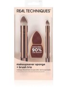 Real Techniques Makeup Saver Brush Trio set perii machiaj