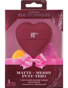 Real Techniques Matte + Merry Puff Trio set aplicatoare