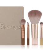 Real Techniques New Nudes On The Glow Mini Brush Kit set perii machiaj pentru călătorii 6 buc