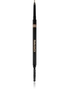 RefectoCil Brow creion pentru sprâncene rezistent la apă cu pensula culoare 02 Medium Brown 1 buc