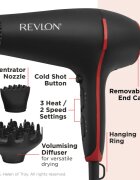 Revlon Beauty SmoothstayTM Coconut oil-infused Hair dryer uscator de par 1 buc