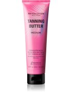 Revolution Beauty Tanning Butter unt pentru corp hranitor cu efect autobronzant culoare Light/Medium 150 ml