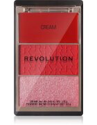 Revolution Blush Icon Palette paleta fard de obraz culoare Rebellious Red 9.8 g