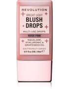 Revolution Bright Light Blush Drops fard de obraz lichid culoare Pink Rosie 23 ml