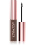 Revolution Brow Fixer gel pentru sprancene culoare Medium Brown 6 ml