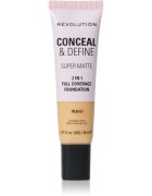Revolution Conceal & Define machiaj cu efect matifiant culoare F8.5NW 23 ml