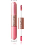 Revolution Double Up lichid fard ochi 2 in 1 culoare Blissful Pink 2x2.2 ml
