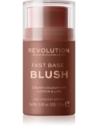Revolution Fast Base balsam tonic pentru buze si obraji culoare Mauve 14 g