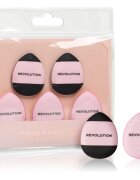 Revolution Finger Puff Set puf pentru pudra 5 buc