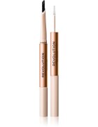 Revolution Fluffy Brow Filter Duo creion dermatograf cu două capete pentru sprâncene pentru fixare și formă culoare Ash Brown 0.12 g