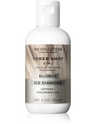 Revolution Haircare Toner Shot Blonde Ice Diamond masca tonifianta si hranitoare 3 in 1 culoare Ice Diamond 100 ml