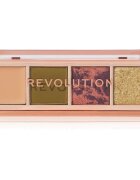 Revolution Icon Edit paletă cu farduri de ochi culoare The Eternal Green Palette 2.8 g