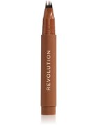 Revolution Instant Brow Hair creion pentru sprancene culoare Warm Brown 1.8 ml