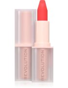 Revolution Lip Allure Soft Satin Lipstick ruj cremos cu finisaj satinat culoare Vibe Red 3.2 g