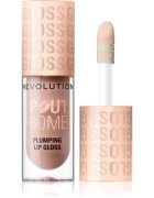Revolution Pout Bomb lip gloss cu efect de crestere culoare Milky Sheer Holo 4.6 ml
