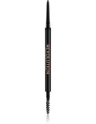Revolution Precise Brow Pencil creion sprâncene precise cu pensula culoare Light Brown 0.05 g